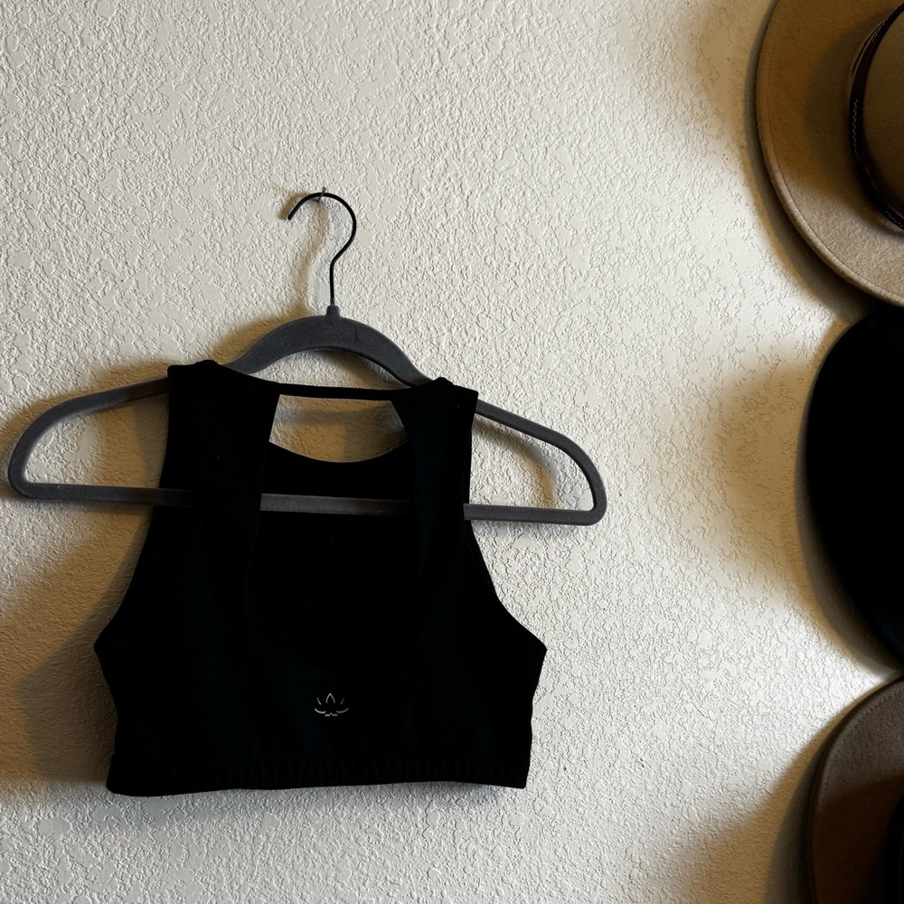 Beyond yoga small black bra